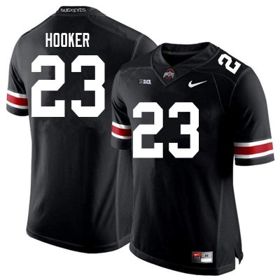 NCAA Ohio State Buckeyes Men's #23 Marcus Hooker Black Nike Football College Jersey SAO8545RD